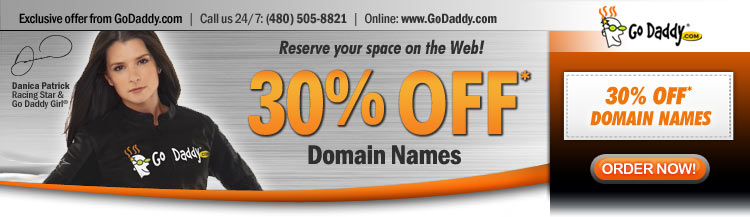 30% OFF* Domain Names